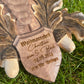 Personalized carved trophy shield for deer, roebuck, antlers, individual wooden hunting trophy, hunting gift