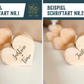 Personalisiertes Holzherz mit Gravur – Massivholz Geschenk zu Muttertag, Hochzeit & Jahrestag