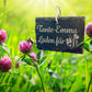 Personalisierte Schiefer Gartenschilder zur Geburt, Geburtsbaum, Hochzeit, Lebensbaum, Pflanzenschilder, Schiefertafeln, Baum des Lebens