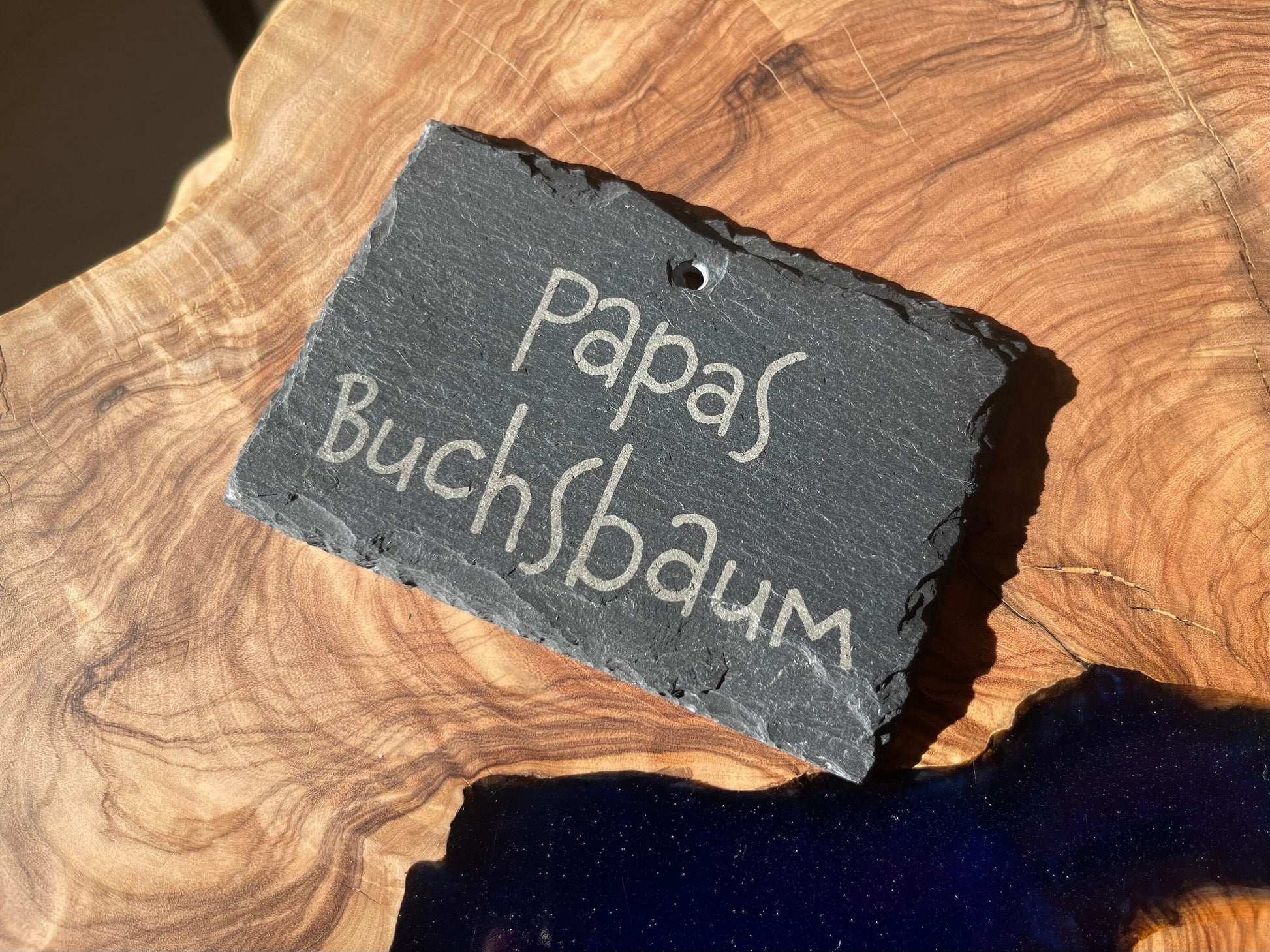 Personalisierte Schiefer Gartenschilder zur Geburt, Geburtsbaum, Hochzeit, Lebensbaum, Pflanzenschilder, Schiefertafeln, Baum des Lebens
