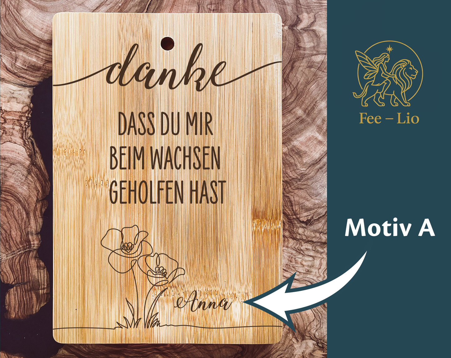 Personalisiertes Brettchen Kindergarten Abschluss – Danke Geschenk Erzieherin