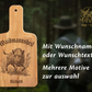 Jäger Vesperbrett personalisiert Wildschwein – Buche Holzbrett mit Name & Griff