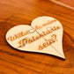 Herz-Puzzle aus Holz, Willst Du meine Patentante sein? – Einzigartiges Geschenk zur Taufe, Taufpatin fragen