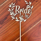Cake Topper für Junggesellenabschied, JGA für die Braut, Bride to be Deko für Torte,