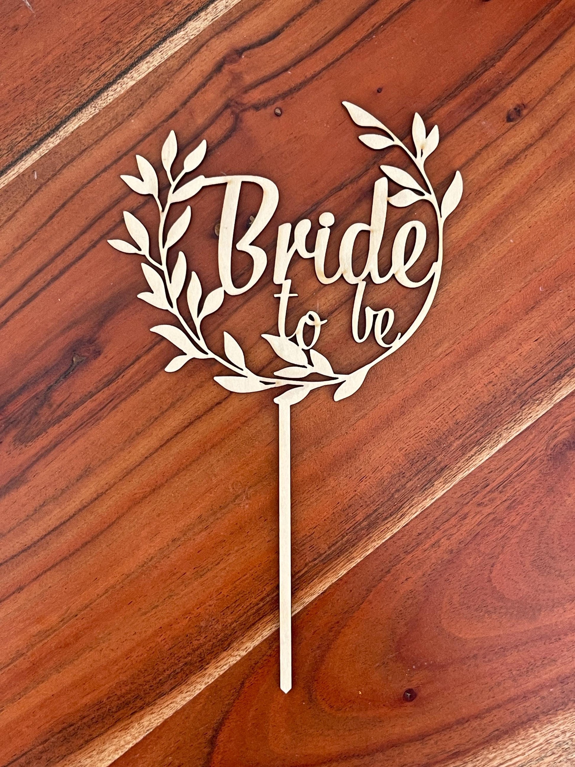 Cake Topper für Junggesellenabschied, JGA für die Braut, Bride to be Deko für Torte,