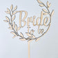 Cake Topper für Junggesellenabschied, JGA für die Braut, Bride to be Deko für Torte,