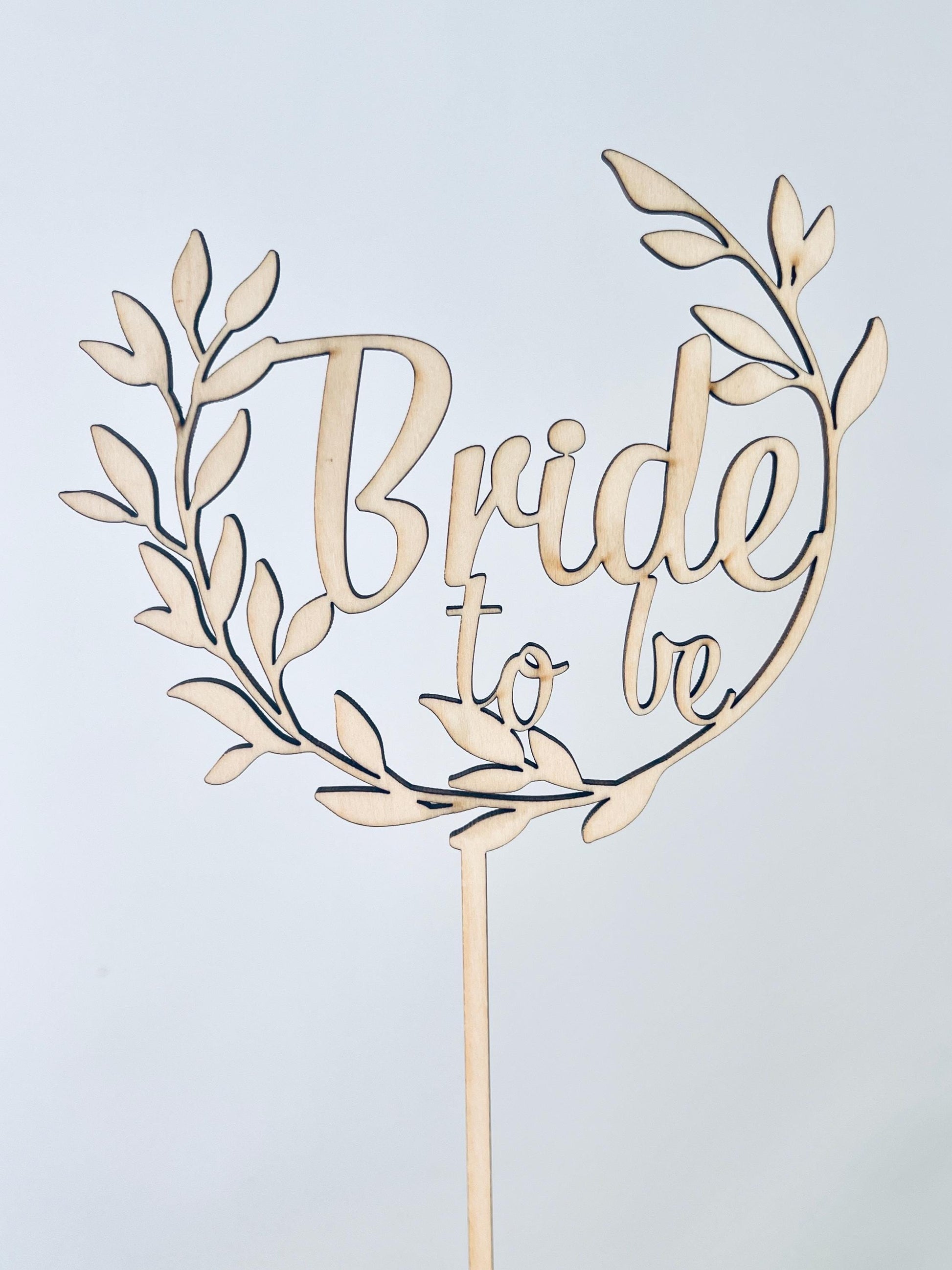 Cake Topper für Junggesellenabschied, JGA für die Braut, Bride to be Deko für Torte,