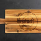 Schneidebrett "Bratort" – Lustiges Vesperbrett aus Holz mit Gravur, ideales Geschenk für Grillmeister und Köche aus edler Akazie