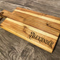 Personalized grill barbeque wooden board with desired text or name, snack board with handle, mountains, hiking, mountains, board with engraving