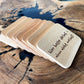 Personalisierte Raclette-Untersetzer aus Holz – Pfännchen-Halter mit Name & Sprüchen