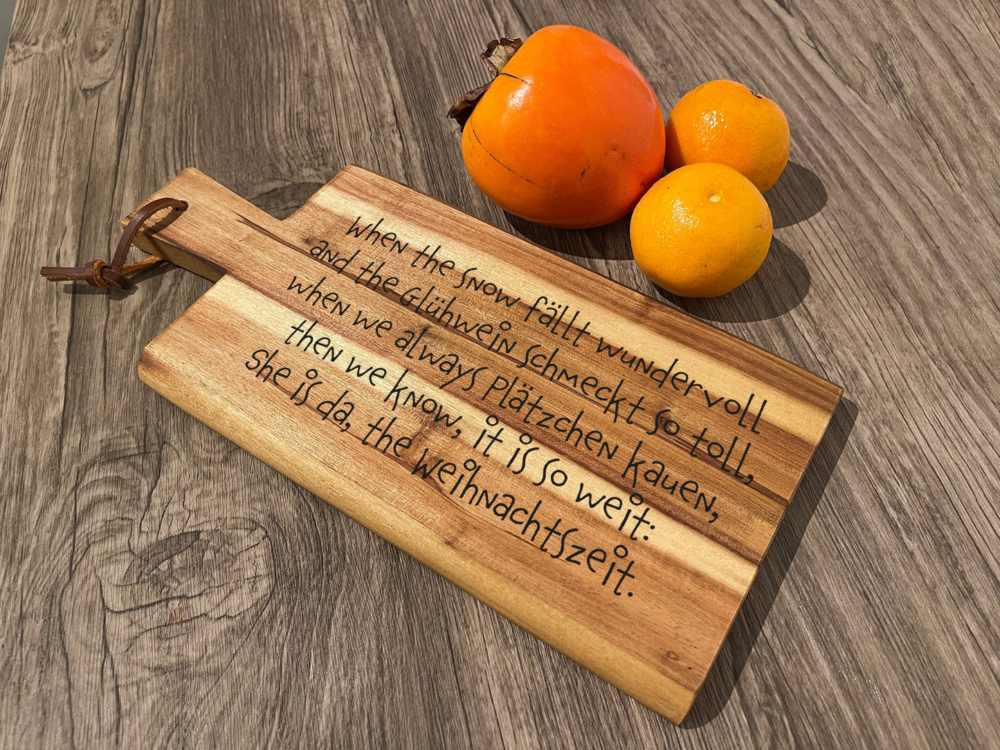 Personalized grill barbeque wooden board with desired text or name, snack board with handle, mountains, hiking, mountains, board with engraving