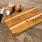 Personalized grill barbeque wooden board with desired text or name, snack board with desired motif