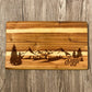 Personalized grill barbeque wooden board with desired text or name, snack board with desired motif