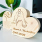 Personalisiertes Holzherz massiv – Individuelle Gravur aus echtem Nadelholz