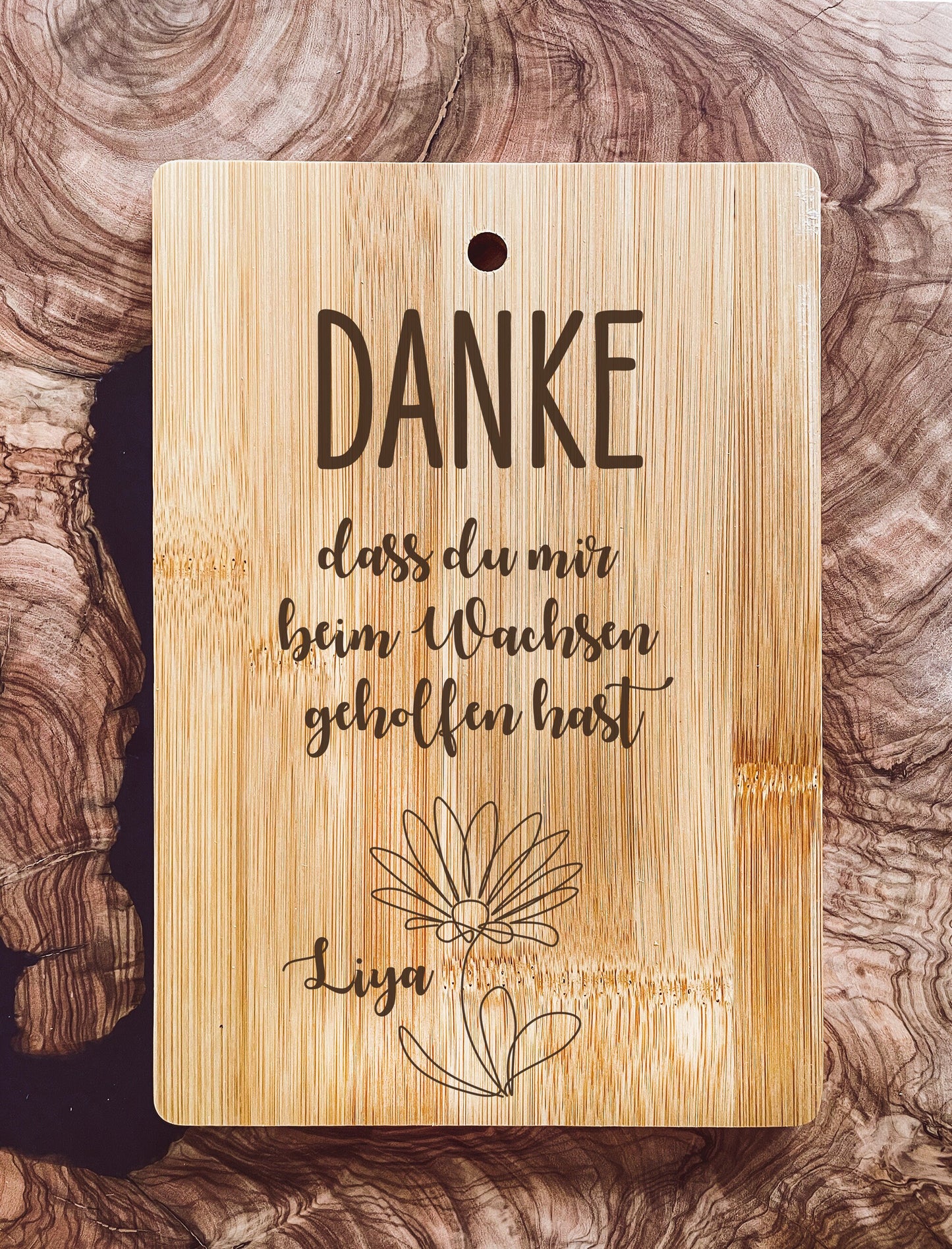 Personalisiertes Brettchen Kindergarten Abschluss – Danke Geschenk Erzieherin