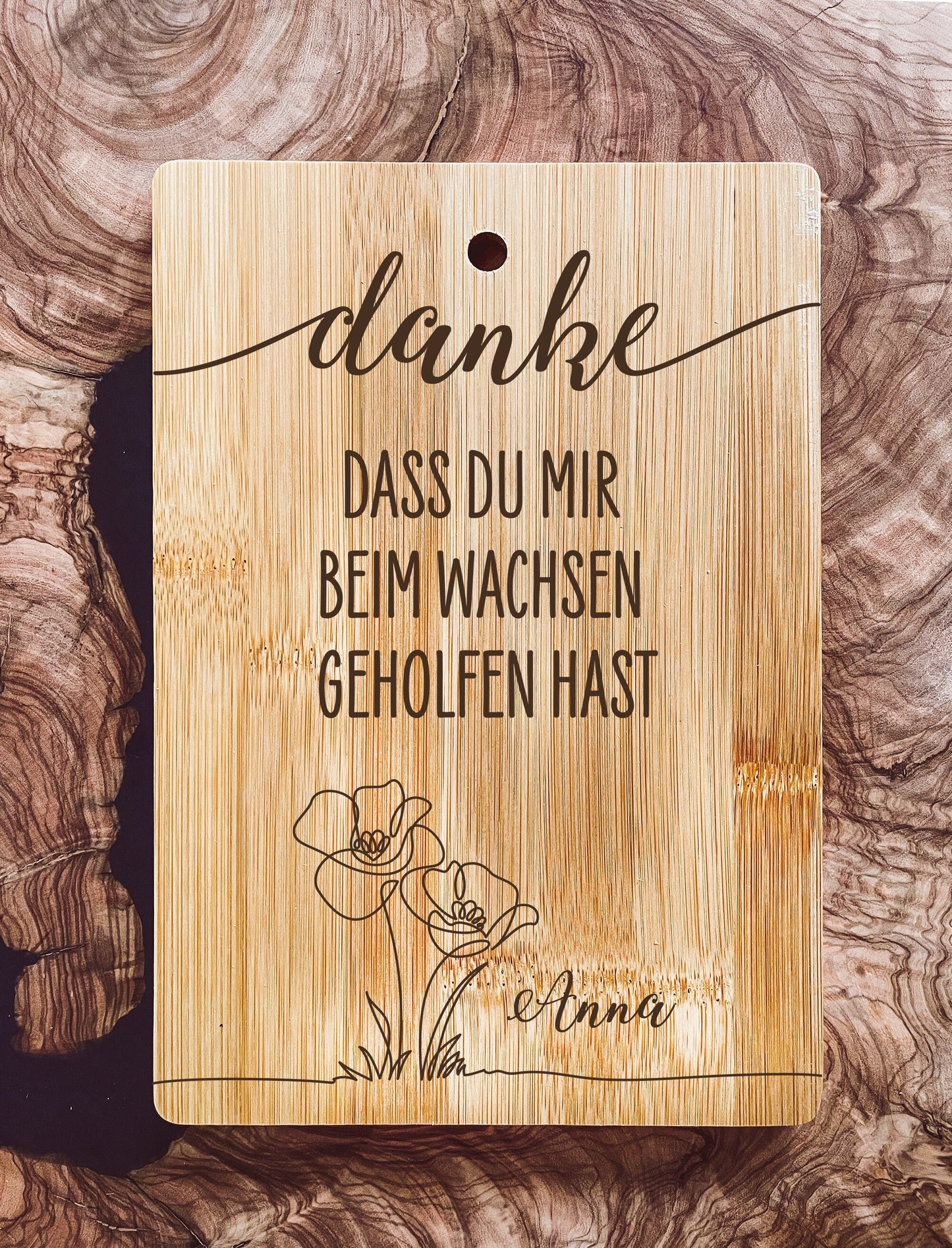 Personalisiertes Brettchen Kindergarten Abschluss – Danke Geschenk Erzieherin