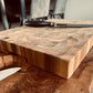 XXL Akazien Stirnholz Schneidebrett personalisiert – Massives BBQ-Brett (42x30x4cm)