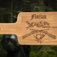 Personalized wooden board with engraving for hunters, with desired text or name, snack board with handle, Waidmannsheil saying for the hunt hunting dog